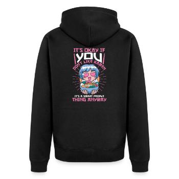 Ramen Ramen Cadeau - Veste à capuche bio Premium Unisexe - noir - Dos - Nico (187cm)