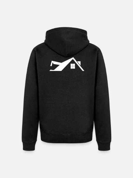Toit - Veste à capuche bio Premium Unisexe - noir