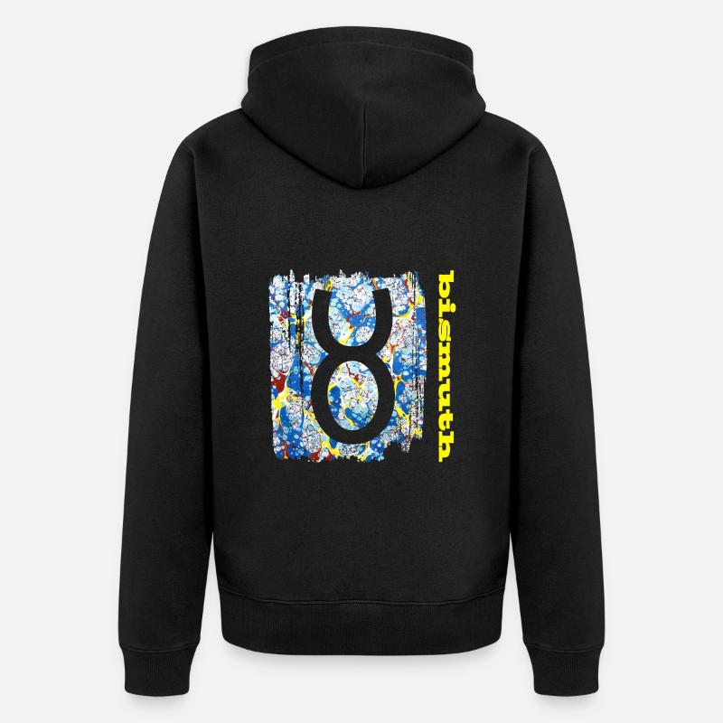 bismuth e 205 - Veste à capuche bio Premium Unisexe - noir