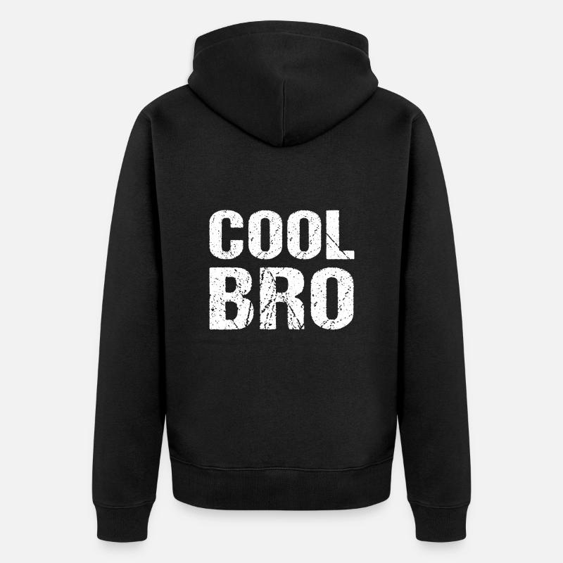 Frère Cool - Veste à capuche bio Premium Unisexe - noir