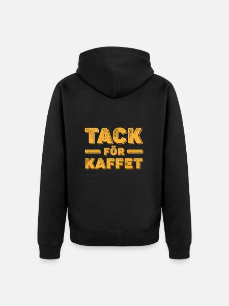 Tack för kaffet! - Ekologisk premiumluvjack unisex - svart