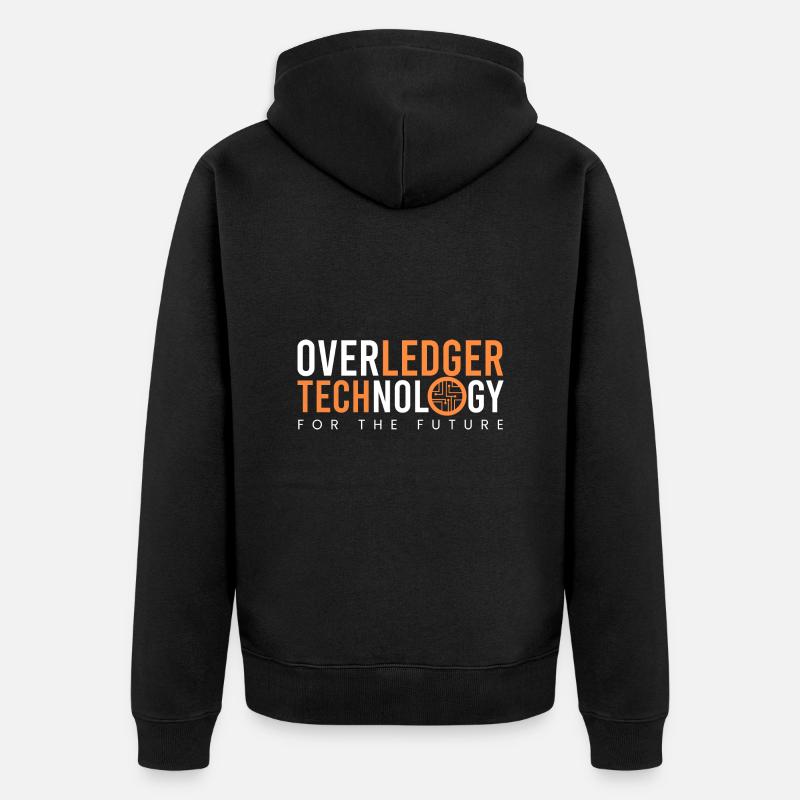 Technologie Overledger - Veste à capuche bio Premium Unisexe - noir