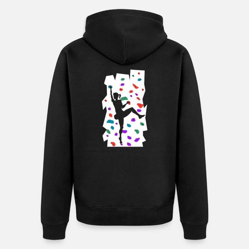 Bloc - Veste à capuche bio Premium Unisexe - noir