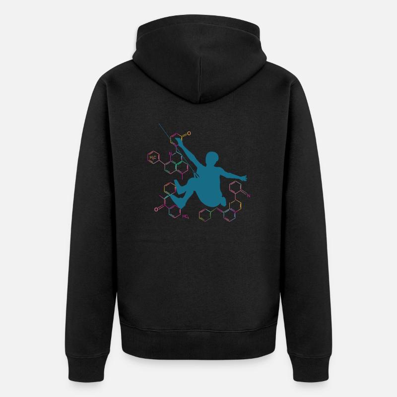 Chimie Bloc - Veste à capuche bio Premium Unisexe - noir