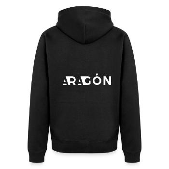 ARAGÓN (Aragon) – Espagne - Veste à capuche bio Premium Unisexe - noir - Dos - Nico (187cm)