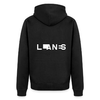 LLANES – Asturies – Espagne - Veste à capuche bio Premium Unisexe - noir - Dos - Nico (187cm)