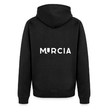 MURCIE – Espagne - Veste à capuche bio Premium Unisexe - noir - Dos - Nico (187cm)