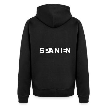 ESPAGNE – Espagne – Espagne – Europe - Veste à capuche bio Premium Unisexe - noir - Dos - Nico (187cm)