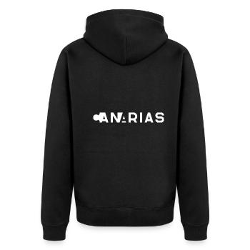 CANARIAS (Îles Canaries) – Espagne - Veste à capuche bio Premium Unisexe - noir - Dos - Nico (187cm)