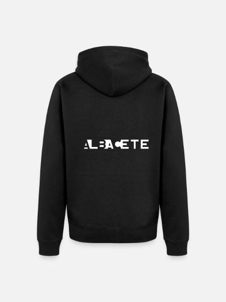 ALBACETE – Castile-La Mancha – Spain - Unisex Premium Organic Zip Hoodie - black