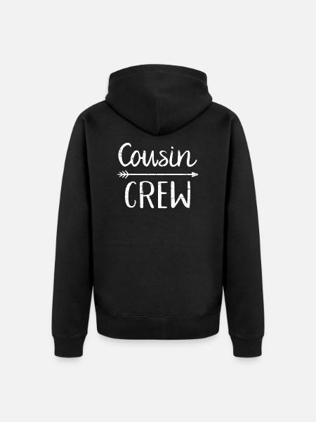 cousin - Veste à capuche bio Premium Unisexe - noir
