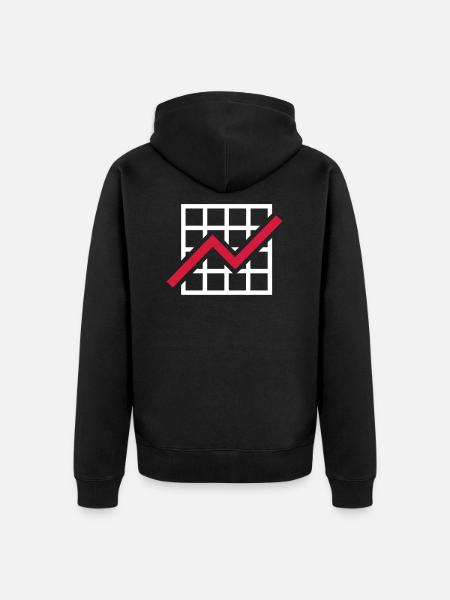 graphique - Veste à capuche bio Premium Unisexe - noir