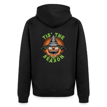 Tis The Season Pumpkin halloween - Veste à capuche bio Premium Unisexe - noir - Dos - Nico (187cm)
