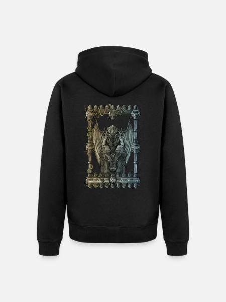 Cthulhu - Veste à capuche bio Premium Unisexe - noir