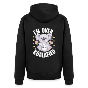 Koala Koala Koala Ours Koala Animal - Veste à capuche bio Premium Unisexe - noir - Dos - Nico (187cm)