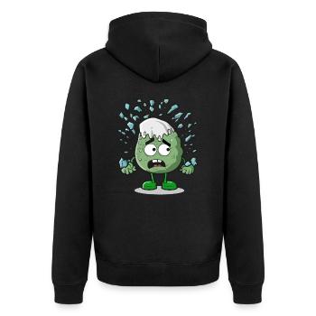 Steves Stash - Veste à capuche bio Premium Unisexe - noir - Dos - Nico (187cm)