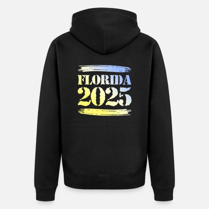 Floride 2025 - Veste à capuche bio Premium Unisexe - noir