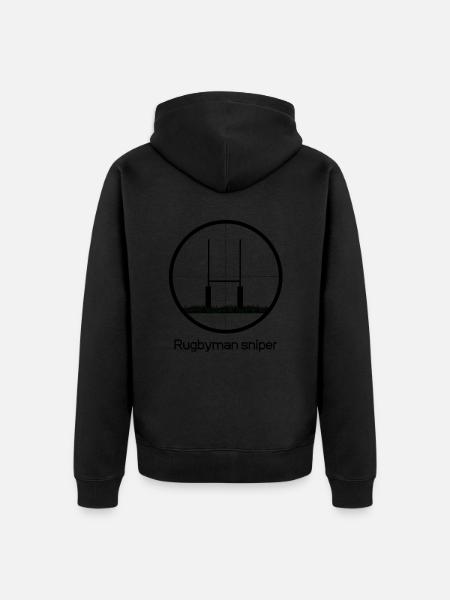 Rugbyman sniper - Veste à capuche bio Premium Unisexe - 