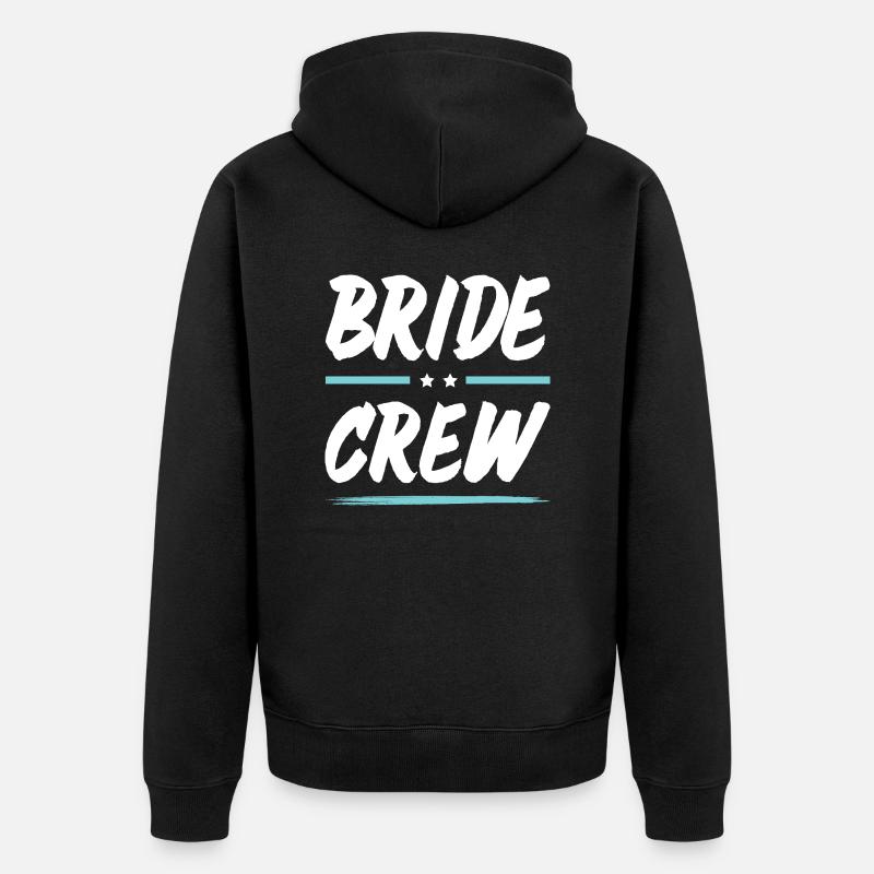 Équipage de la mariée - Veste à capuche bio Premium Unisexe - noir