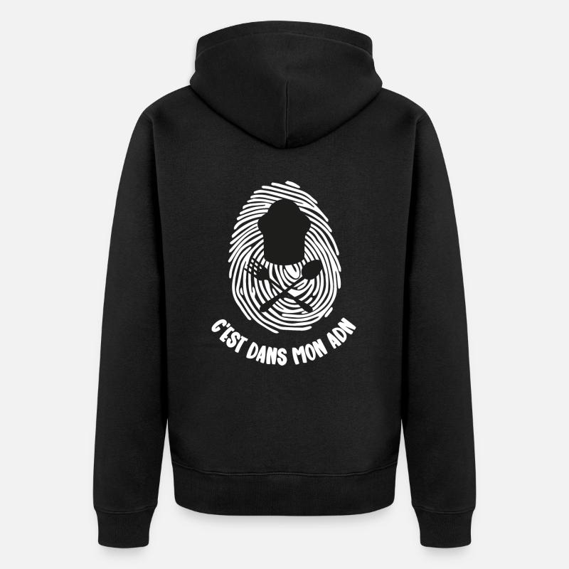 mon adn - Veste à capuche bio Premium Unisexe - noir