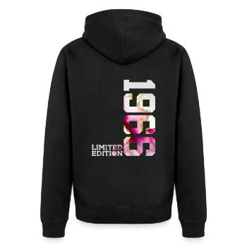 60E ANNIVERSAIRE 60 ANS ÉDITION LIMITÉE 1966 - Veste à capuche bio Premium Unisexe - noir - Dos - Nico (187cm)