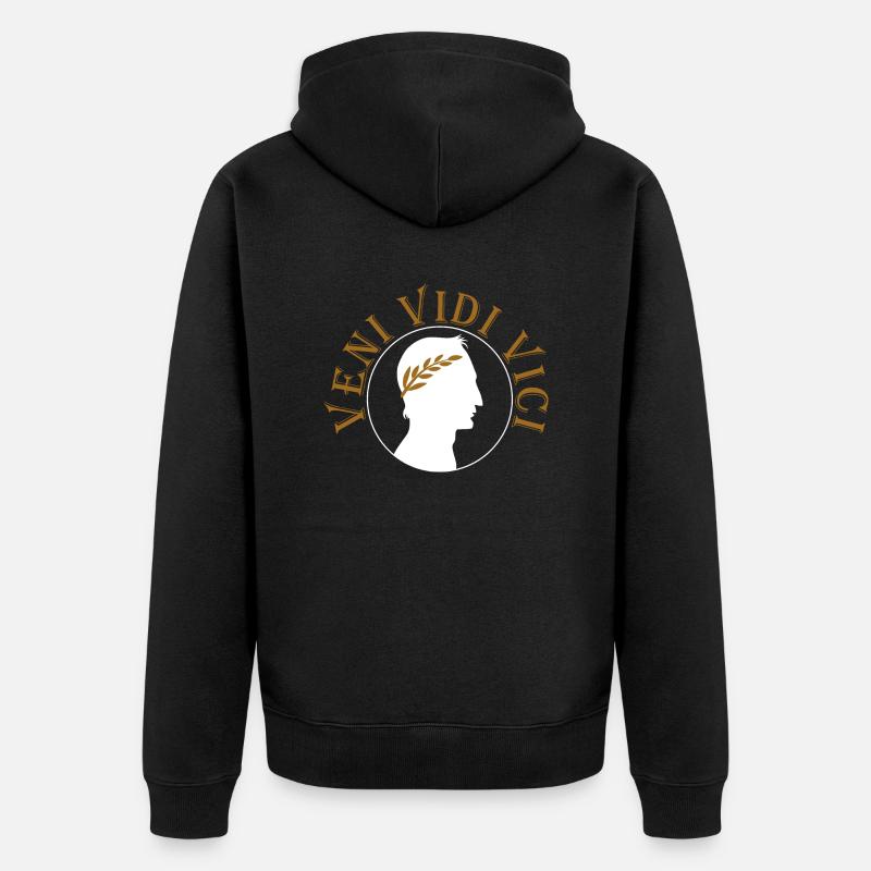 Veni Vidi Vici - Veste à capuche bio Premium Unisexe - noir
