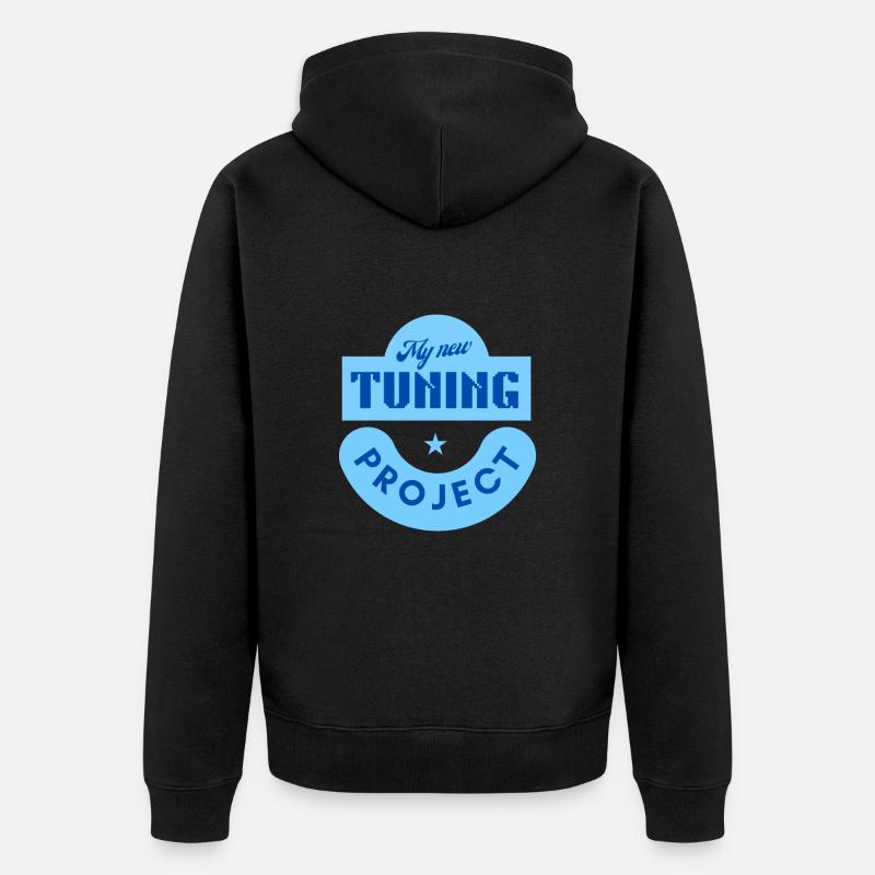 mein neues Tuning-Projekt - Unisex Premium Bio Zip Hoodie - Schwarz