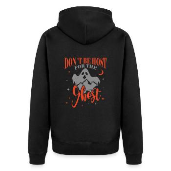 Chasseur de fantômes professionnel drôle Don’t Ghost Host - Veste à capuche bio Premium Unisexe - noir - Dos - Nico (187cm)