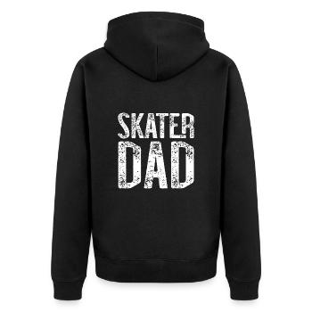 Art De Skateboard Pour Garçons Filles Hommes Cadeaux De Skateboard - Veste à capuche bio Premium Unisexe - noir - Dos - Nico (187cm)