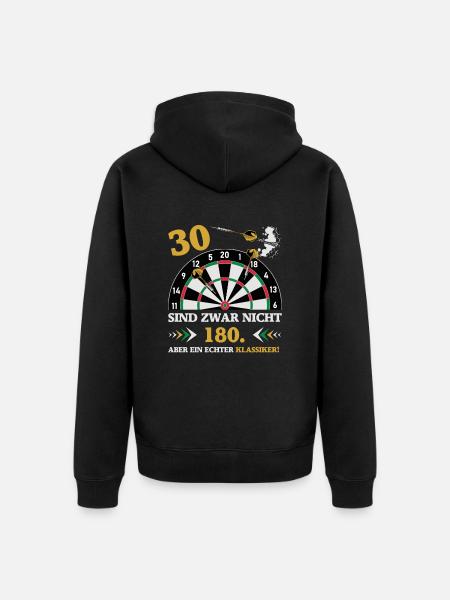 Darts 30 sind zwar nicht 180 Geburtstag Dart - Ekologisk premiumluvjack unisex - svart