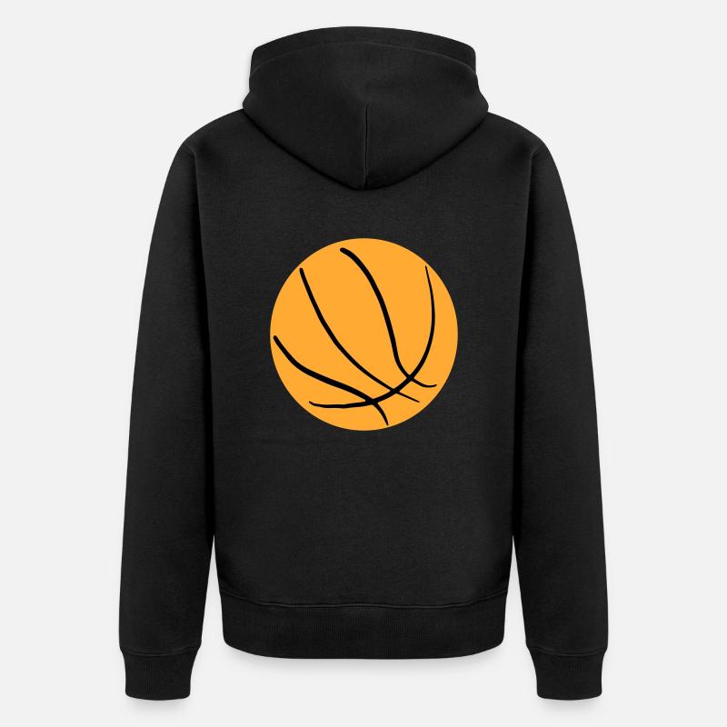 Basket-ball 26 - Veste à capuche bio Premium Unisexe - noir