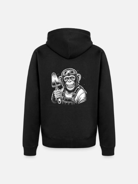 Maçon - Veste à capuche bio Premium Unisexe - noir