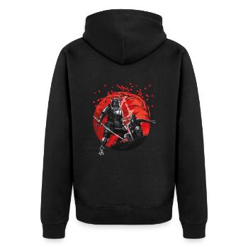 Assassin's Creed Shadows Naoe Et Yasuke - Veste à capuche bio Premium Unisexe - noir - Dos - Nico (187cm)