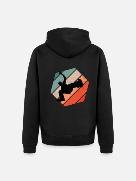 Breakdance Bboy Break Dance Hip Hop Hiphop - Unisex Premium Organic Zip Hoodie - black