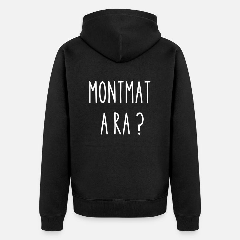 montma a ra - Veste à capuche bio Premium Unisexe - noir