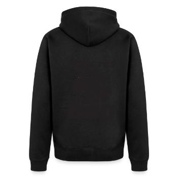 Monster Truck Dad Vatertag Papa Monster Trucks - Unisex Premium Bio Zip Hoodie - Schwarz - Hinten - Nico (187cm)
