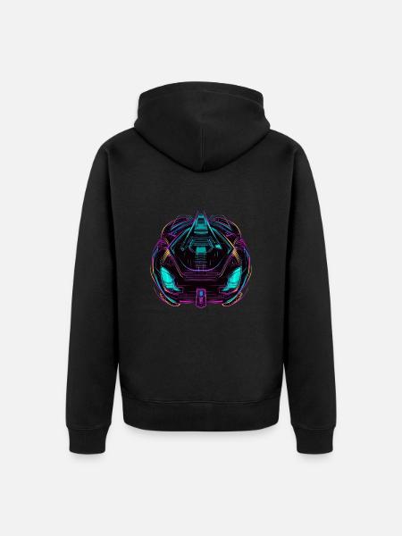 Auto - Unisex Premium Bio Zip Hoodie - Schwarz