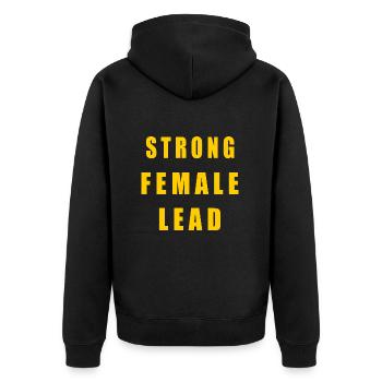 Strong female lead - Veste à capuche bio Premium Unisexe - noir - Dos - Nico (187cm)