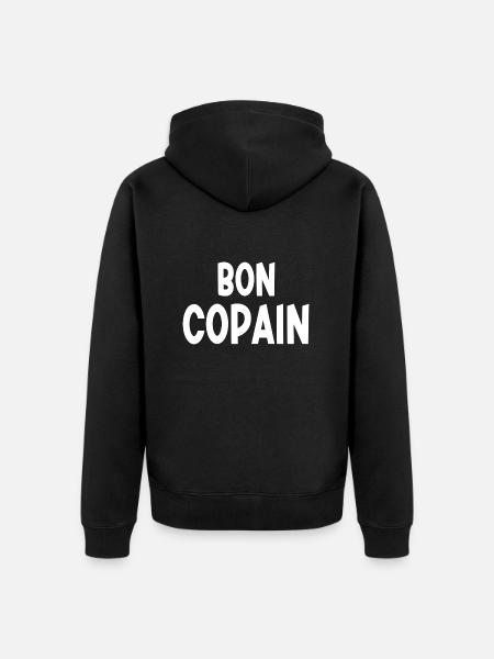 bon copain - Veste à capuche bio Premium Unisexe - noir
