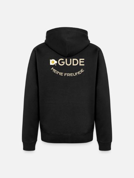 Hesse: EI Gude - Unisex Premium Organic Zip Hoodie - black