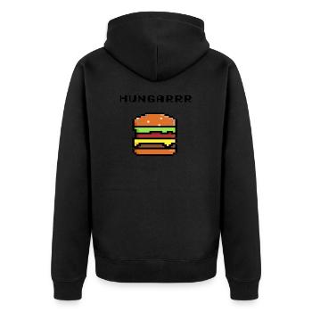 Hungarrr - Veste à capuche bio Premium Unisexe - noir - Dos - Nico (187cm)