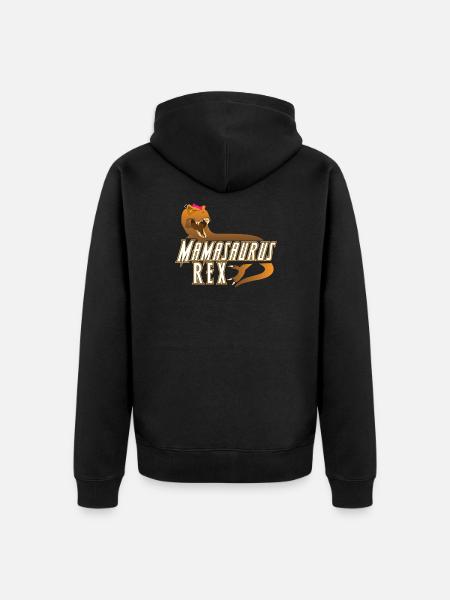 Mamasaurus Rex Mors Dag Moms Gave - Premium økologisk unisex-hættejakke - sort