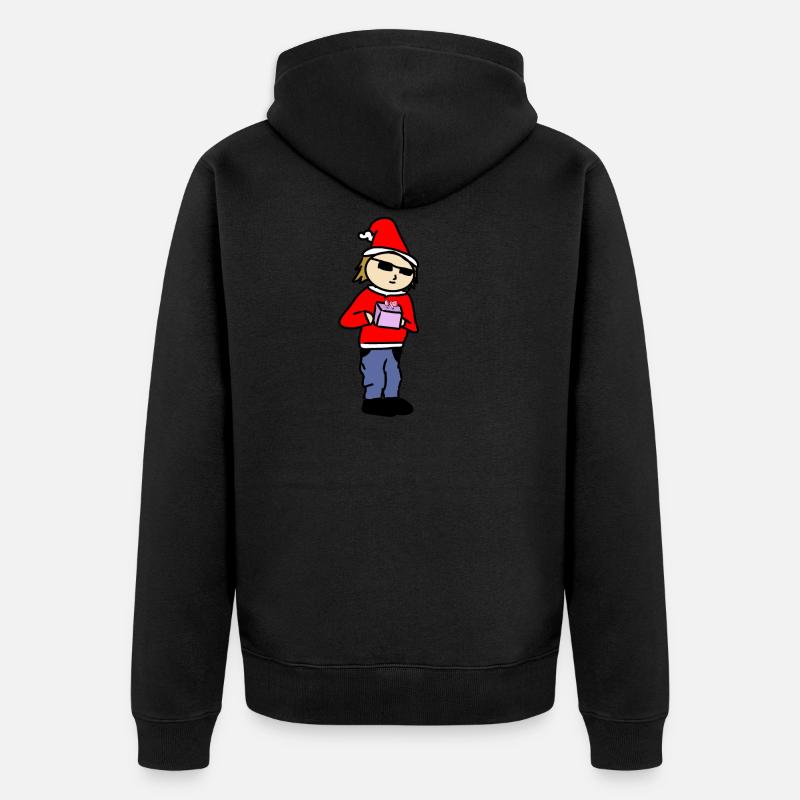 Cadeau pour vous - Veste à capuche bio Premium Unisexe - noir