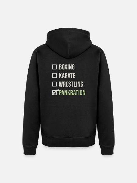 choose pancreas - Unisex Premium Organic Zip Hoodie - black