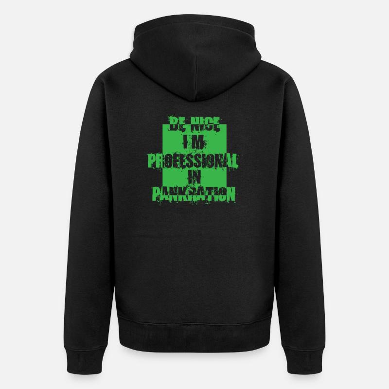 Pancréas Professionnel - Veste à capuche bio Premium Unisexe - noir