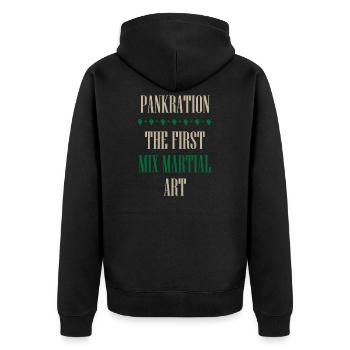 Le premier mélange d'art martial - Veste à capuche bio Premium Unisexe - noir - Dos - Nico (187cm)
