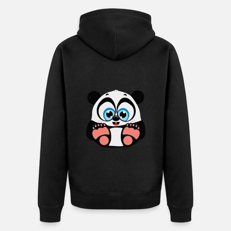 Percy Panda - Veste à capuche bio Premium Unisexe - undefined