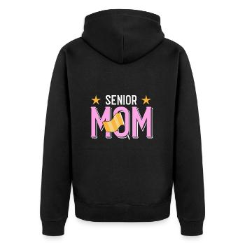 Color Guard - Unisex Premium Bio Zip Hoodie - Schwarz - Hinten - Nico (187cm)