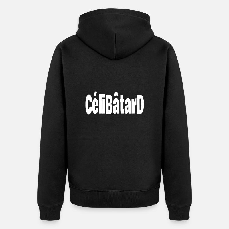 célibâtard - Veste à capuche bio Premium Unisexe - noir