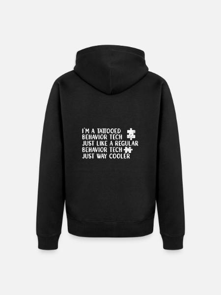 Behavioral Therapist Therapist - Unisex Premium Organic Zip Hoodie - black